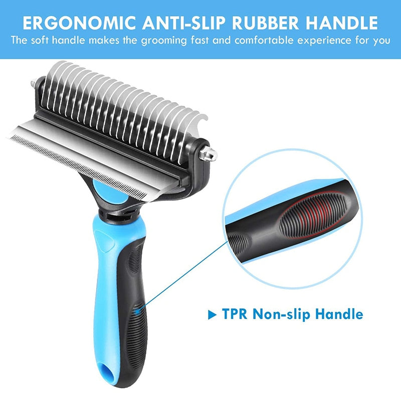 Dog Double-Sided Grooming Comb