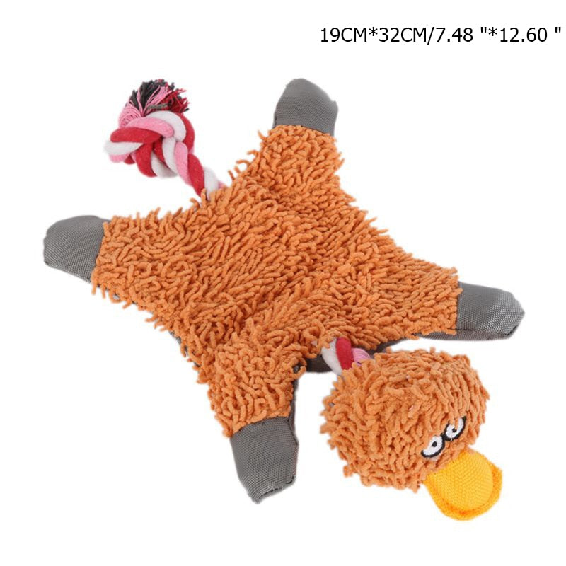 Dog Stuffed Donkey Squeaking Toy