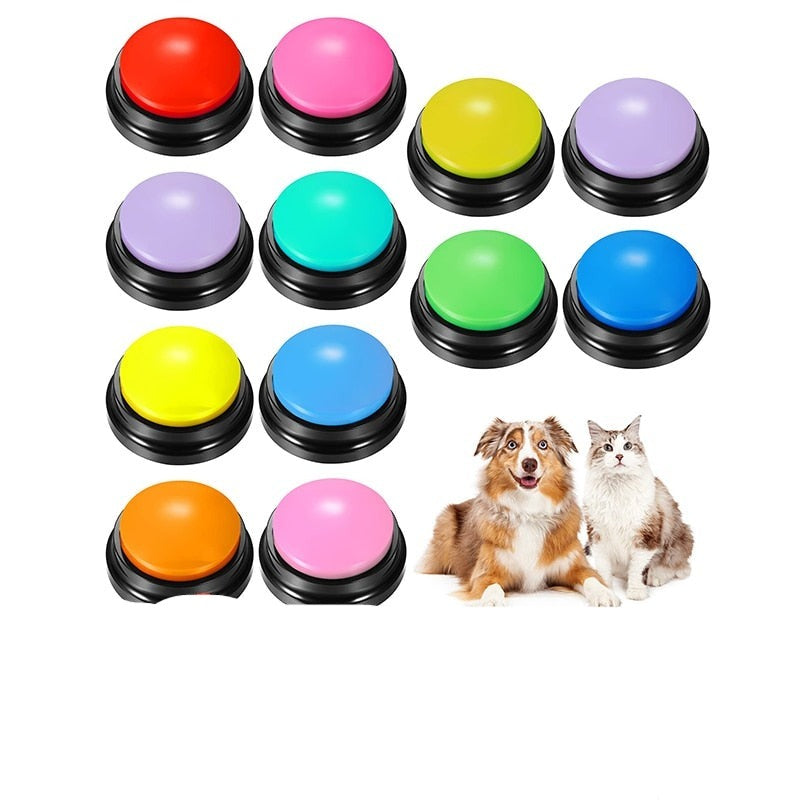 Dog Voice Recording Button Toys