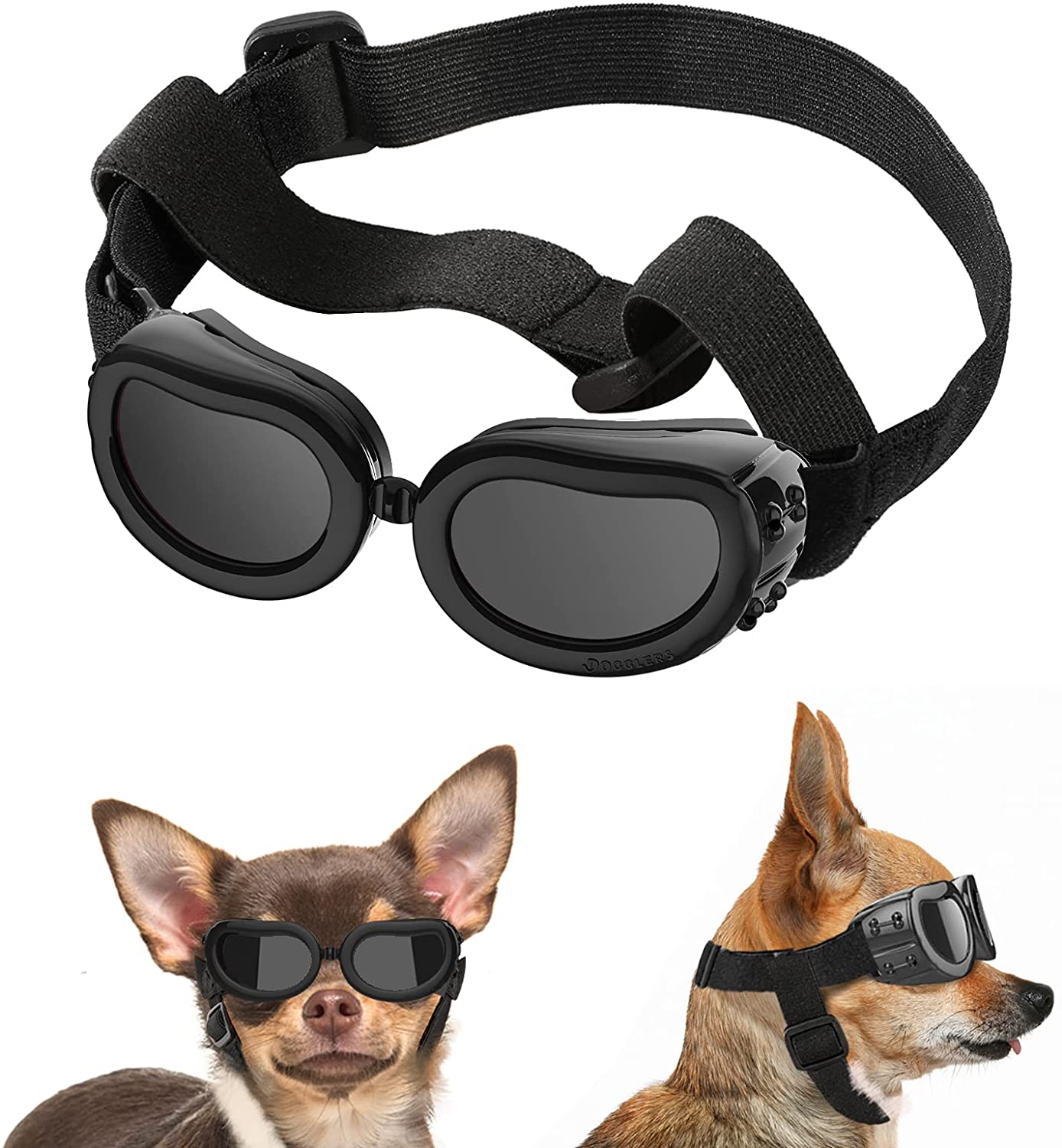 Dog Helmet Sunglasses Set