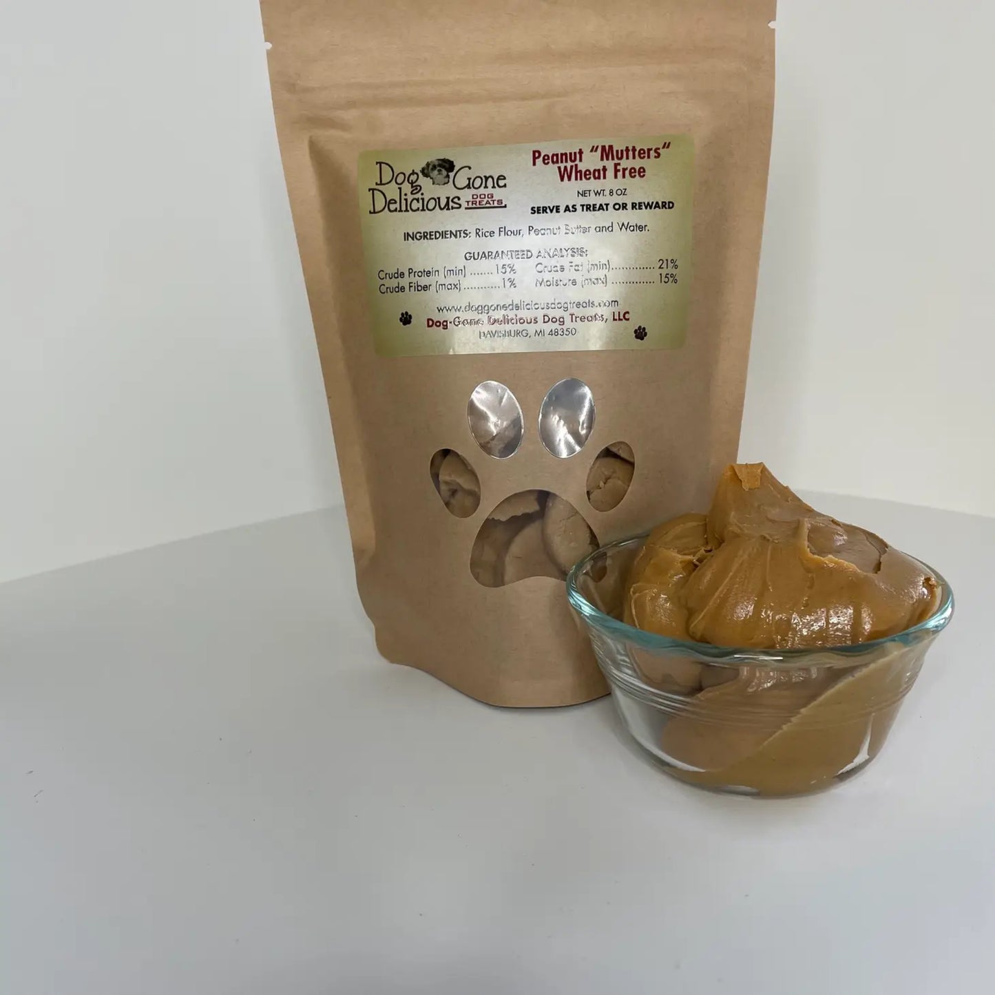 Wheat-Free Peanut Mutters Dog Treat